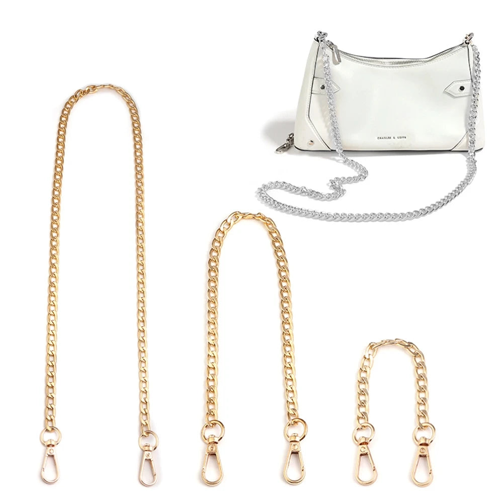 Chaîne de Remplacement Sac Femme Aluminium – Bandoulière Métal 20/40/80/120cm Crossbody