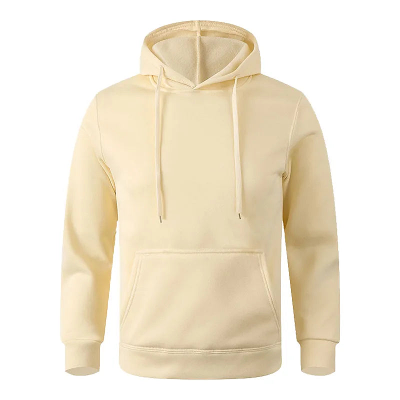 Hoodie Unisexe Homme Femme Polaire Minimaliste Noir Blanc Casual Sport Sweatshirt Capuche Confortable Intemporel | Hoodie Polaire Minimaliste Premium