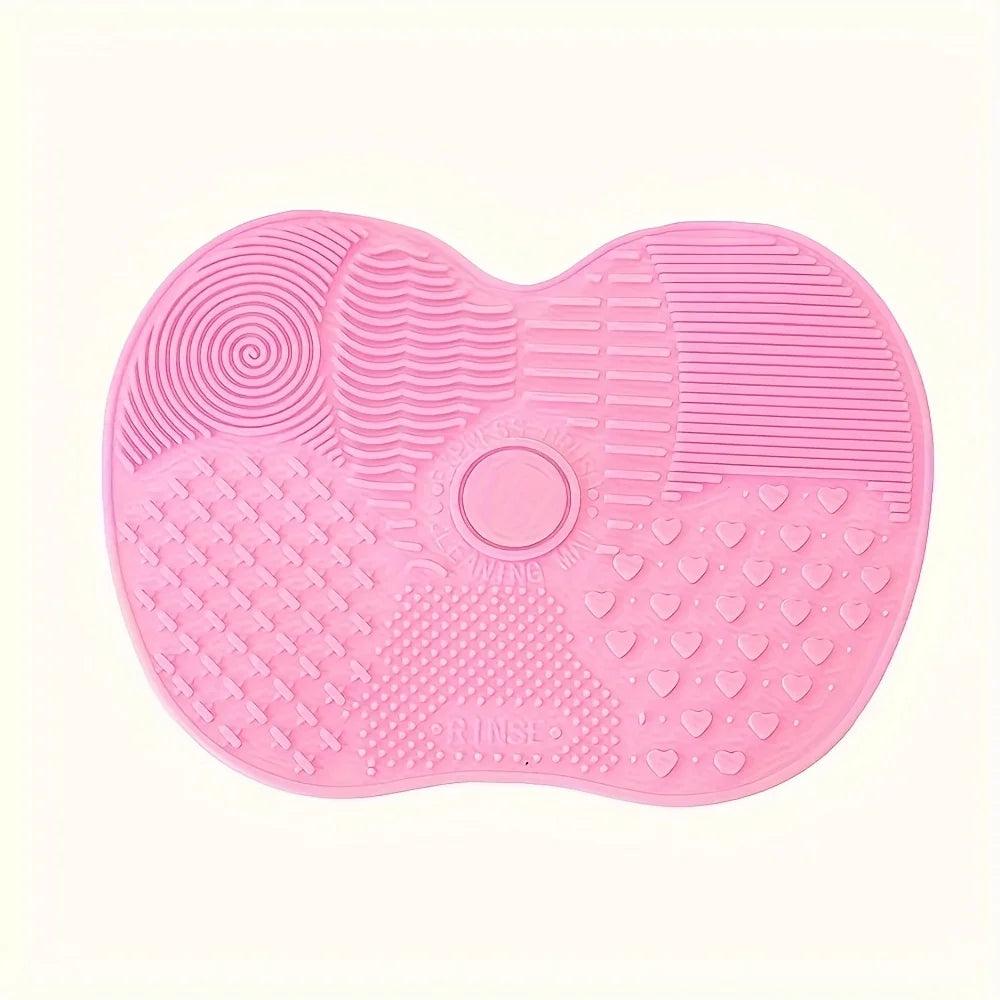 Pad Nettoyage Pinceaux Maquillage Silicone – Forme Pomme | Ventouses & Sans Forméhyde