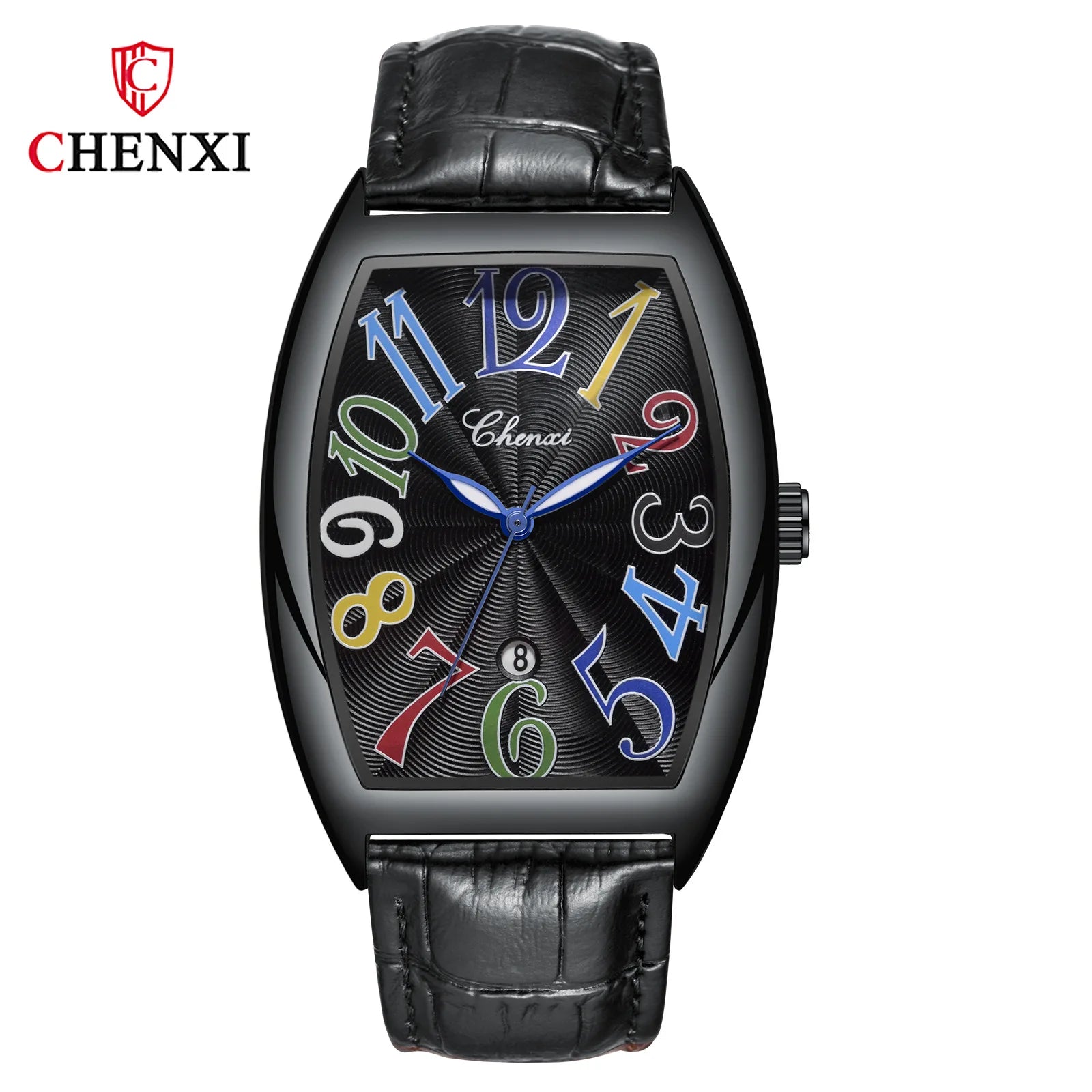 Montre Homme Bracelet Cuir Luxe Fashion Lumineux Quartz Calendrier Étanche Élégante Intemporelle | Montre Homme Cuir Luxe Fashion Lumineux Premium