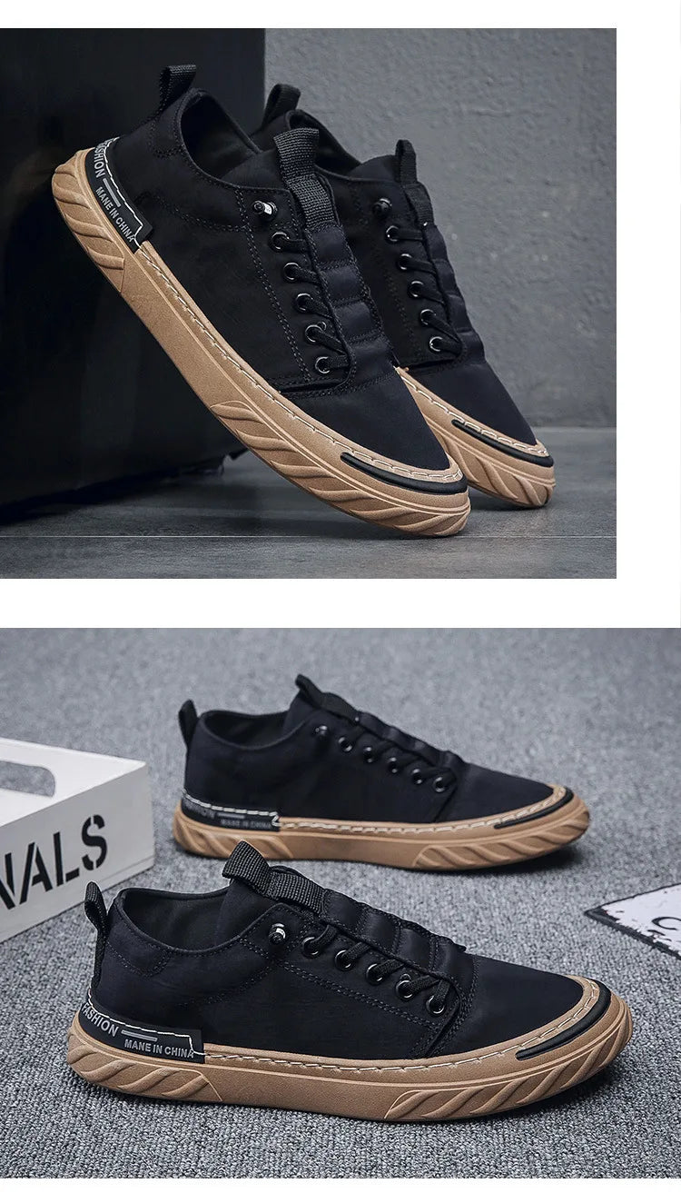 Chaussures Canvas Old Beijing Ice Silk Homme 2024 – Respirantes Casual Tendance Board Shoes
