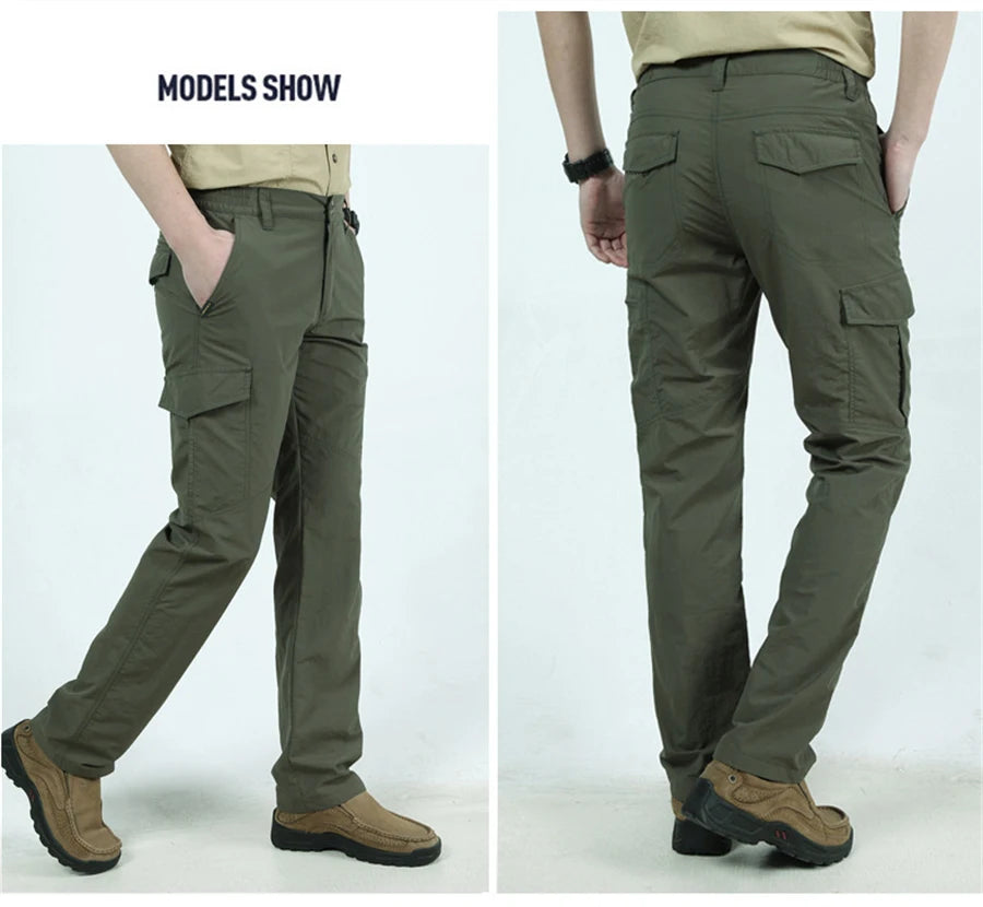 Taktische Cargo-Herrenhose Wasserdicht Schnelltrocknend Militär Outdoor Sommer | Premium Taktische Cargo-Hose