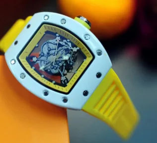 Montre Homme Luxe Mécanique Automatique Transparente – Étanche Fashion Tendance 2025