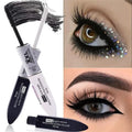 Mascara 4D Soie Fibre 2-en-1 – Allongeant & Courbant | Noir & Blanc XXL