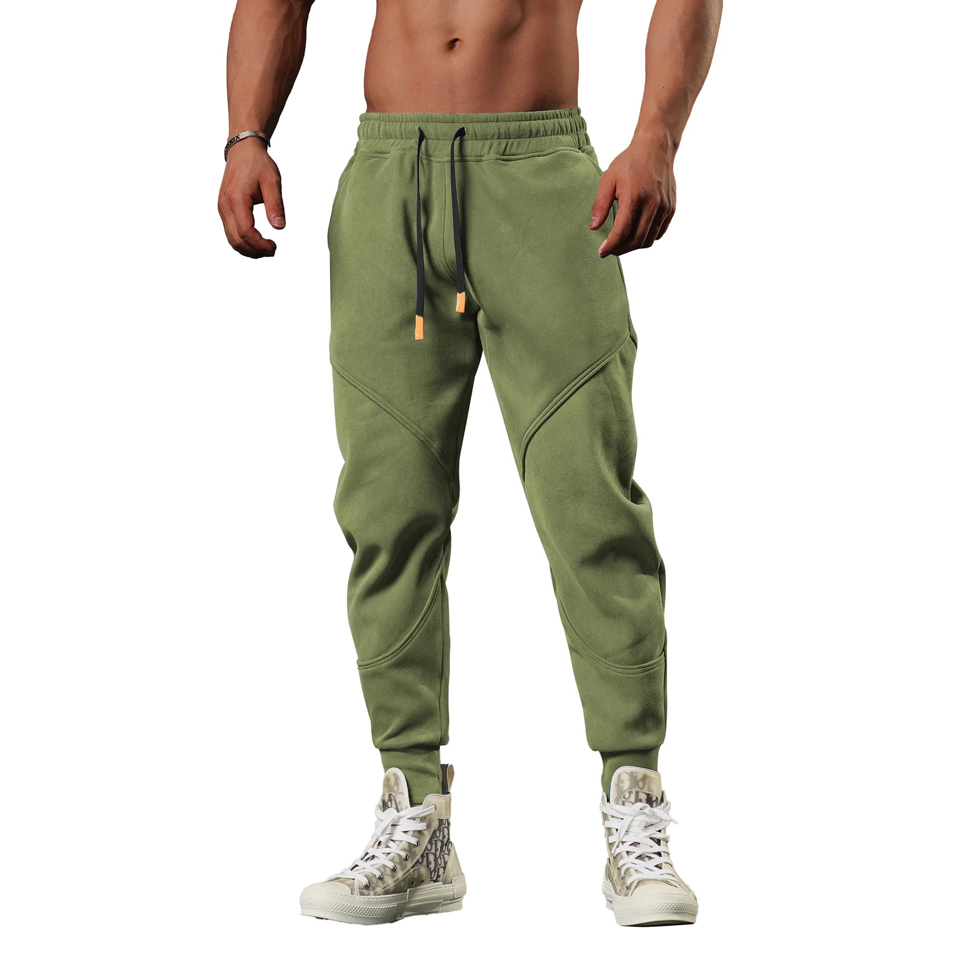 Jogging Homme Sport Casual Hiver Loose Épais Outdoor Running Bas Resserre Sweatpants Gym Basketball Entraînement – Pantalon Survêtement Chaud Streetwear | Mode Homme Sport Premium
