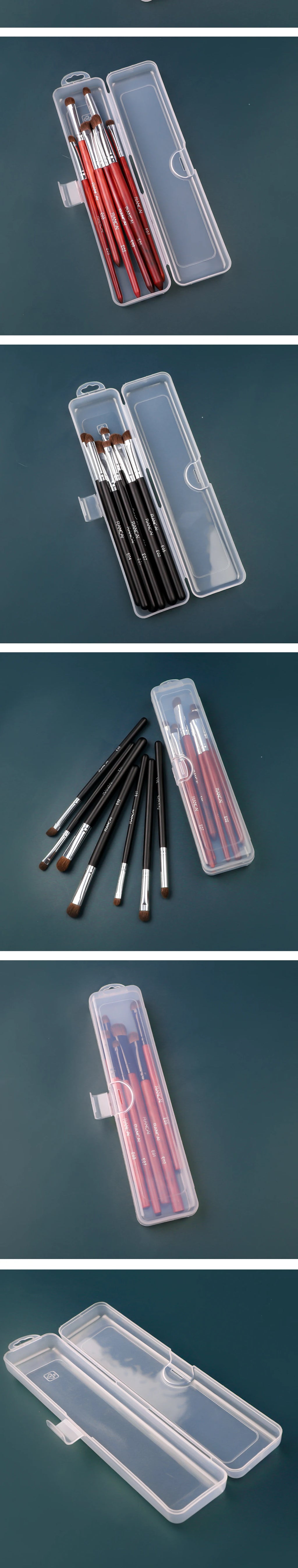 Boîte Rangement Pinceaux Maquillage Transparente Portable – Étui Organisateur Crayons & Accessoires Beauté avec Couvercle