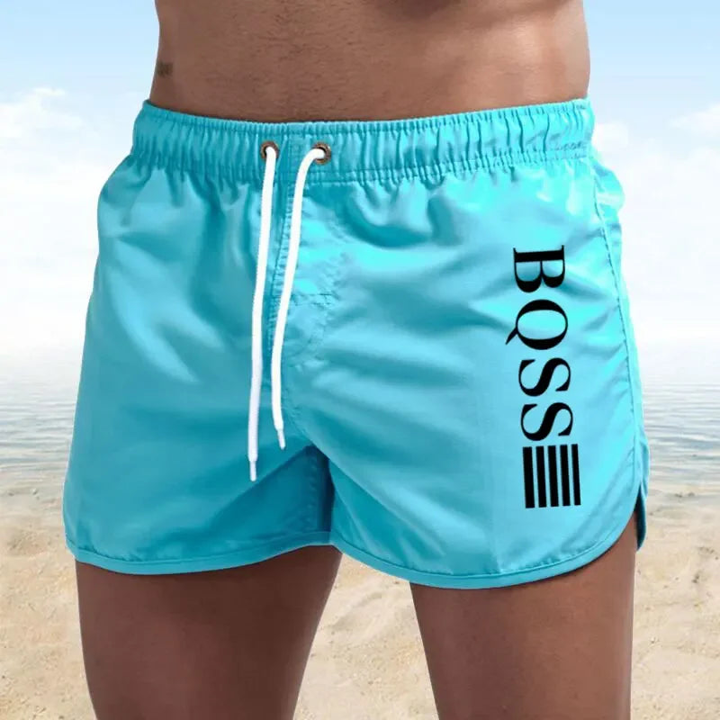 Short de Bain Homme Séchage Rapide Respirant Filet – Surf Plage Fitness Natation Taille Élastique Été | Mode Homme Aquatique