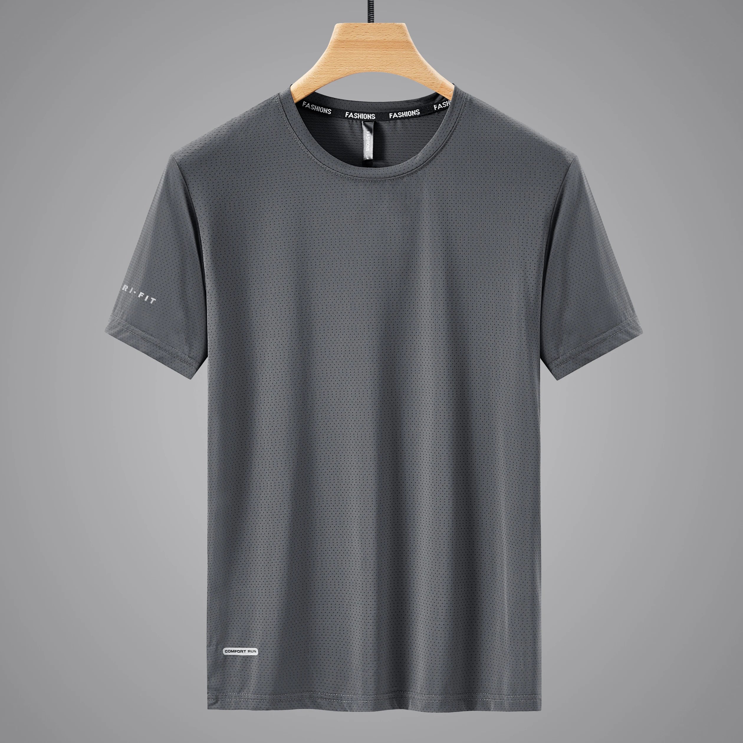 T-Shirt Sport Homme Séchage Rapide Manches Courtes Été Casual Blanc Grande Taille Oversize 6XL 7XL 8XL 9XL Gym Fitness – Tee Sport Performance Inclusif | Mode Homme Sport Premium