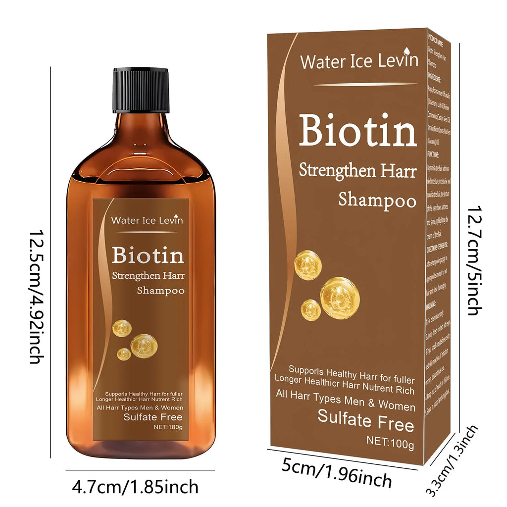 Shampooing Biotine Croissance Capillaire Anti-Chute – Traitement Épaississant & Rééquilibrant | Homme & Femme