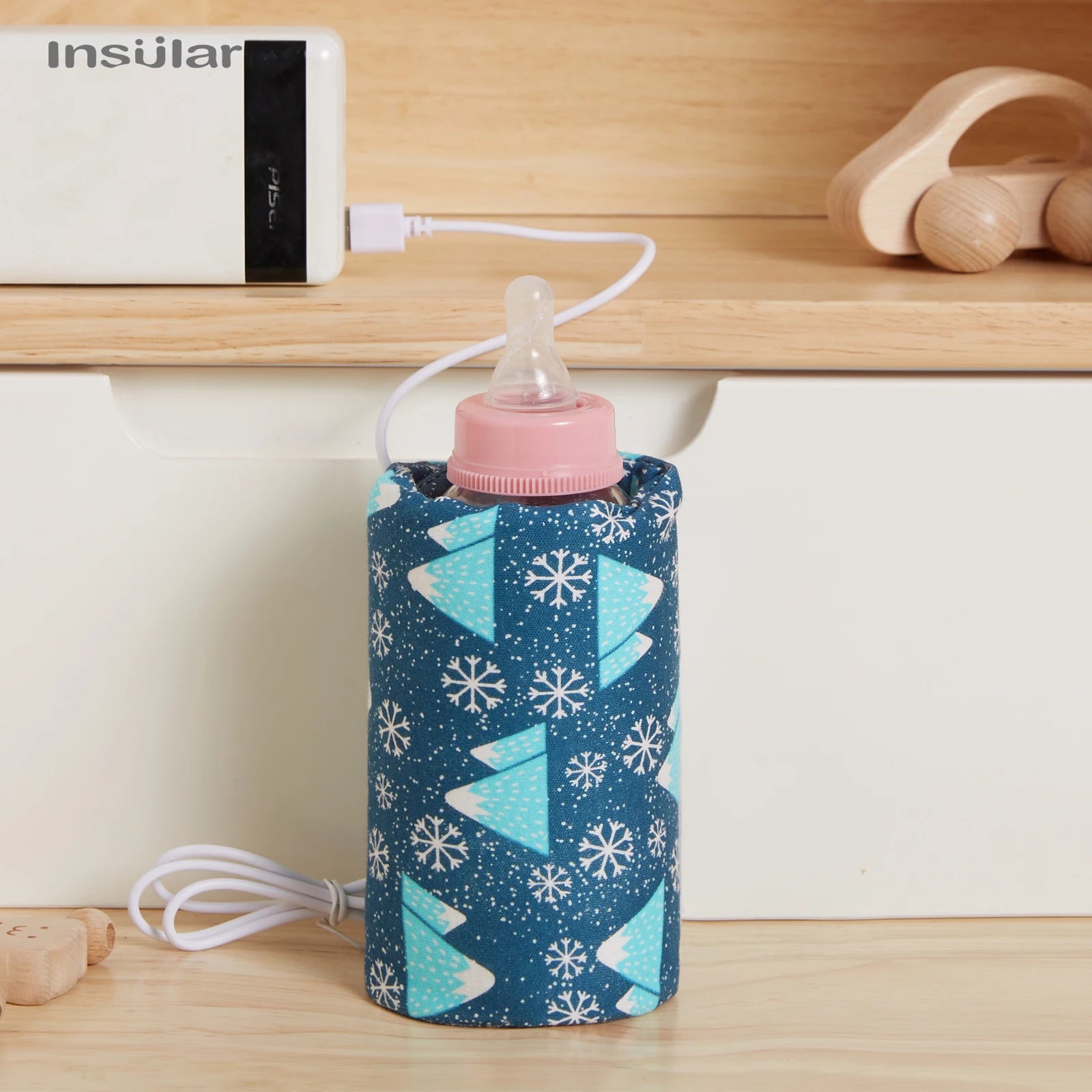 Chauffe-Biberon USB Portable – Sac Isotherme de Voyage pour Bébé