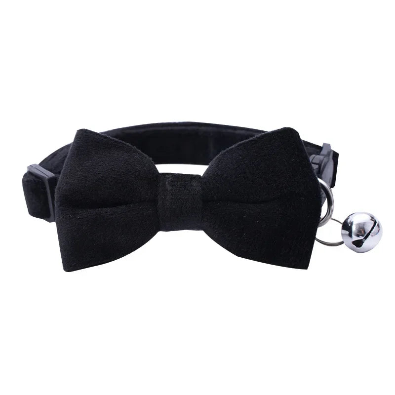 Collier Chat Nœud Papillon Sécurité – Clochette Anti-Étranglement Puppy Chaton Adorable