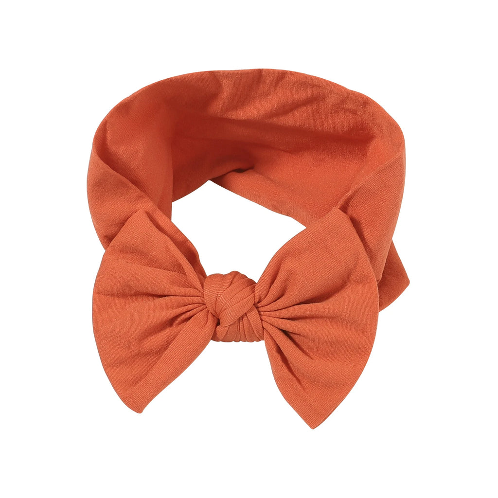 Bandeau Nœud Bébé Fille Élastique Large – Turban Headband Accessoire Cheveux 48 Couleurs