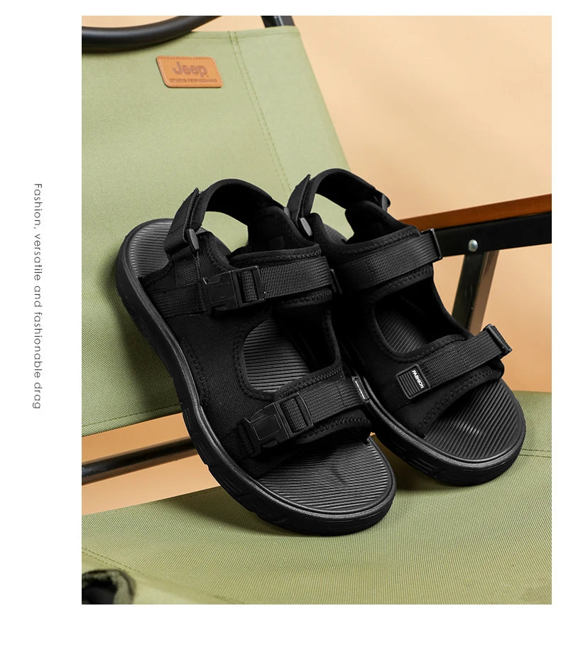 Sandales Sport Homme Non-Slip Conduite Plage Été – Résistantes Semelle Douce Tendance
