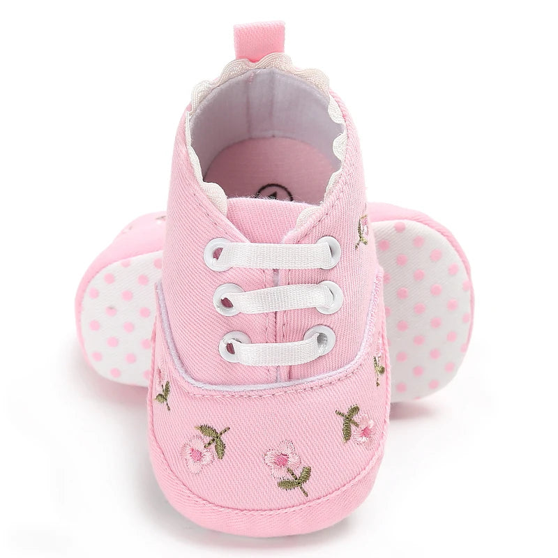Chaussures Bébé Fille Rose Semelle Souple – Ballerines Légères Confortables Premiers Pas Casual