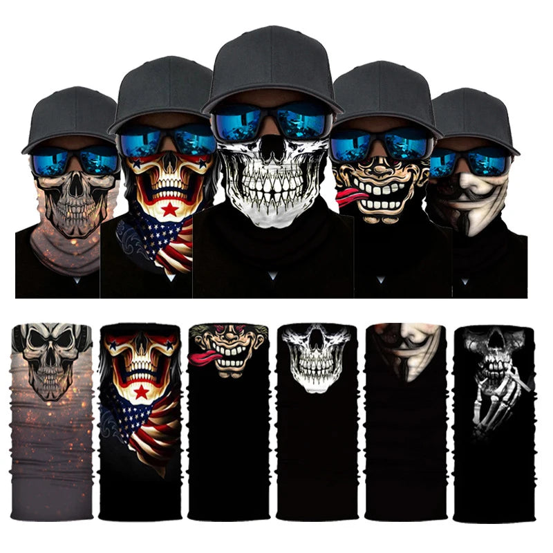 Tour de Cou Cagoule Multifonction – Bandana Sans Couture Coupe-Vent | Vélo, Ski, Moto, Randonnée & Snowboard