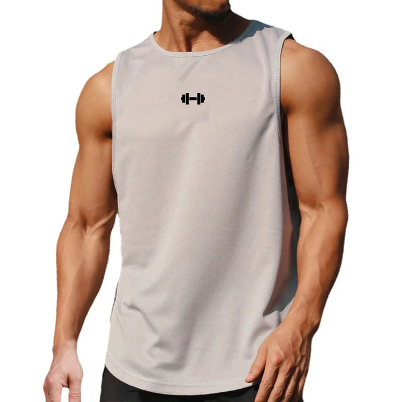 Débardeur Homme Gym Fitness Séchage Rapide – Loose Bodybuilding Sans Manches Basketball Été | Mode Homme Sport Premium