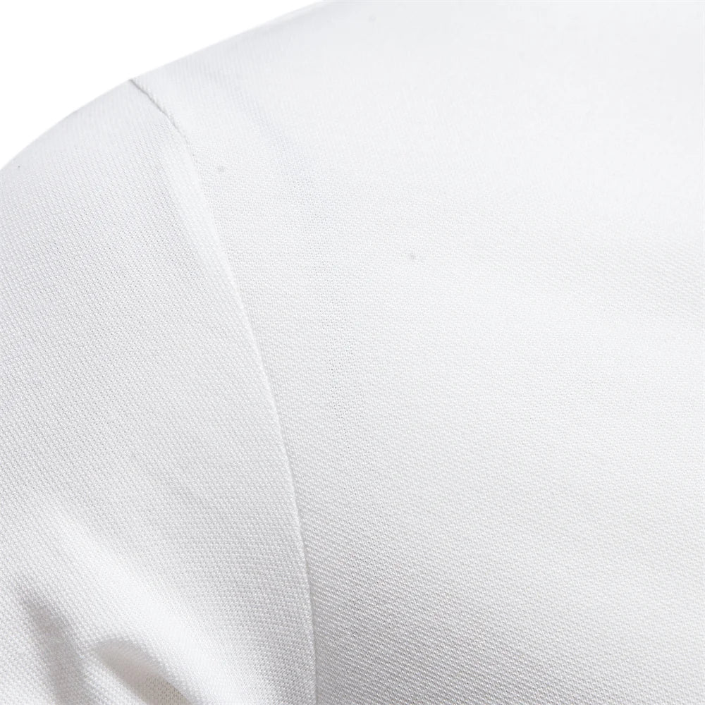 Polo Homme Coton Manches Courtes Couleur Unie Haute Qualité – Casual Élégant Été | Mode Homme Premium