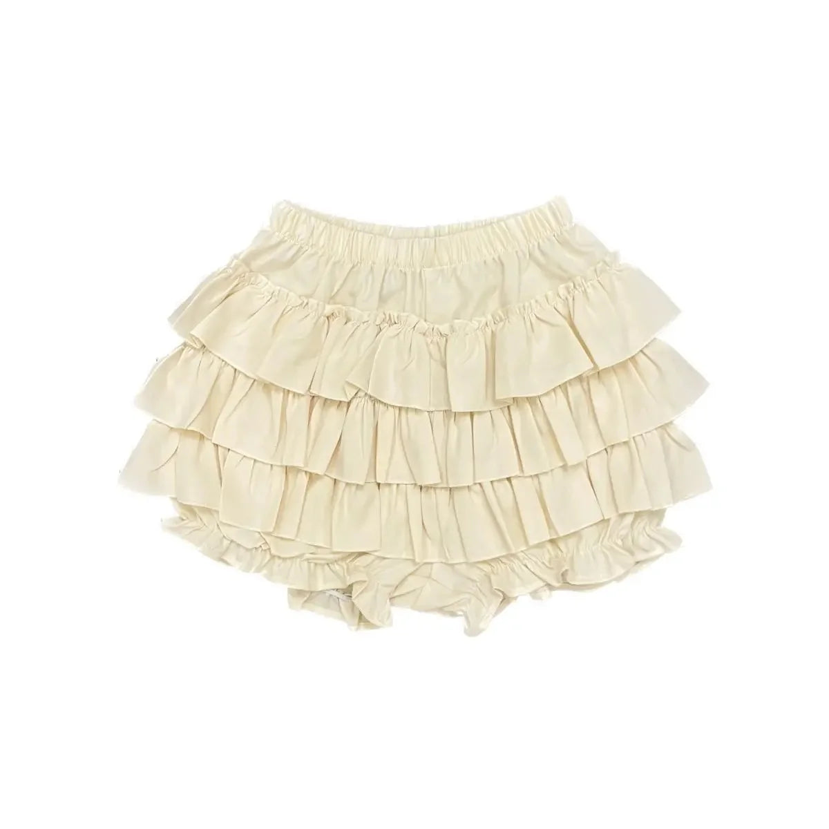 Mini Jupe Femme Balletcore Taille Haute Élastique Volantée Patchwork Lolita Style Coréen Kawaii Y2K – Jupe Courte Douce Sexy | Mode