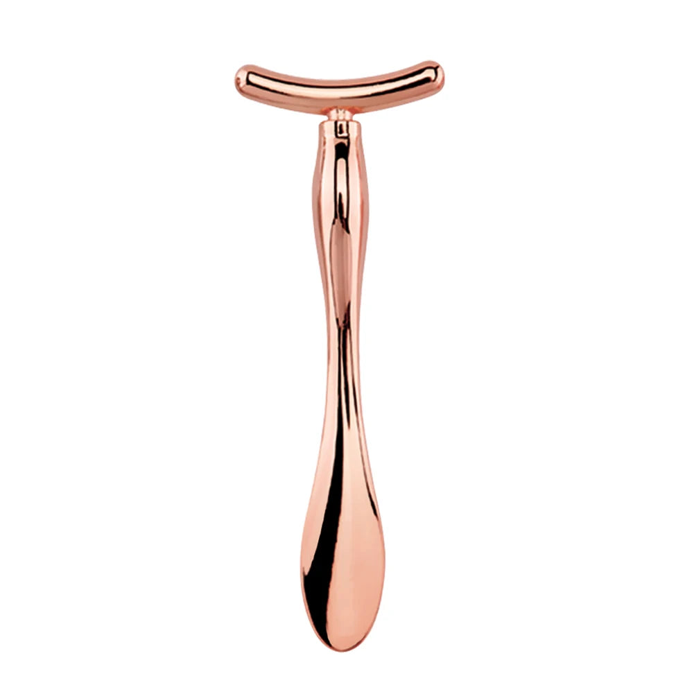 Stick Masseur Visage & Yeux 2-en-1 – Applicateur Crème Anti-Rides & Cernes | Lifting Facial | Spatule & Mini Cuillère Skincare