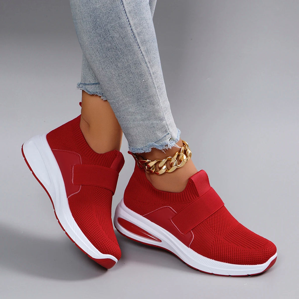 Chaussures Sport Flat Légères Non-Slip Femme – Respirantes Résistantes Casual Printemps