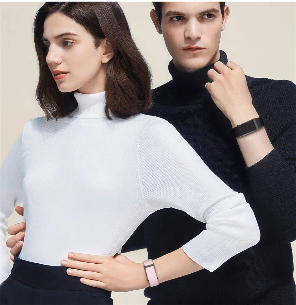 Bracelet Connecté Sport & Santé – Suivi Continu 24h/24 | Sommeil, Stress & Multi-Sport | Monitoring Santé Automatique