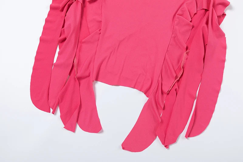 Robe Une Épaule Asymétrique Slim Fit - Moulante Tendance Printemps Été Style Européen & Américain