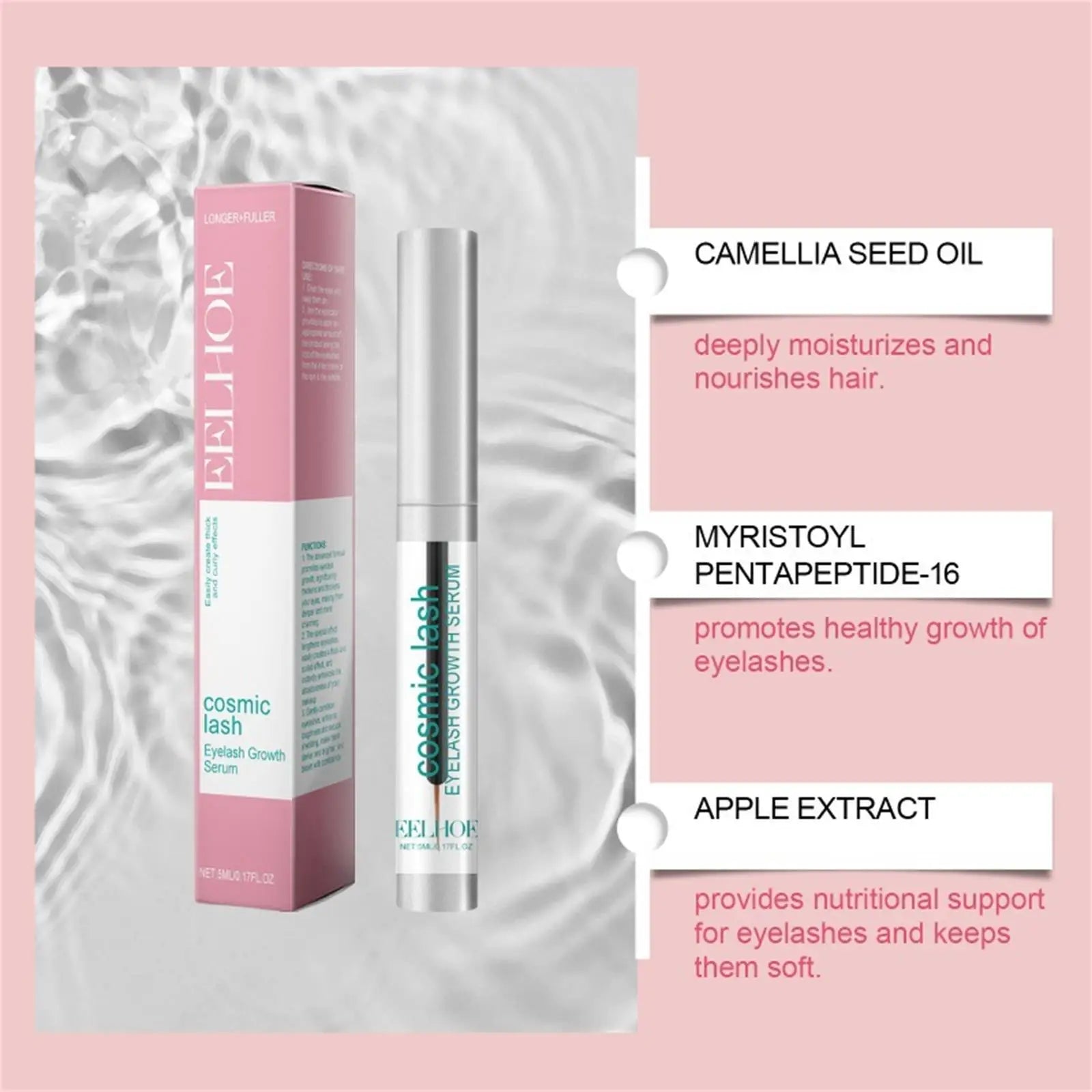 Sérum Croissance Rapide Sourcils & Cils – Anti-Chute & Repousse | Densifiant Naturel