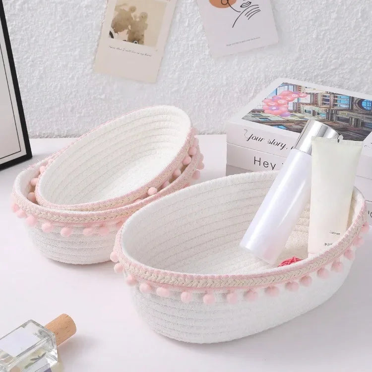 Panier Rangement Cosmétiques & Skincare - Salle de Bain, Bureau & Salon