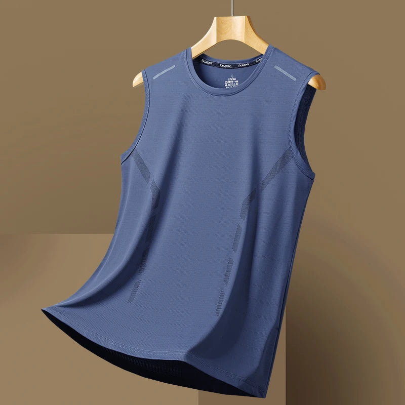 Débardeur Homme Sport Séchage Rapide Sans Manches Basketball Gym Respirant Léger Grande Taille Été – Tank Top Fitness Tendance | Mode Homme Sport