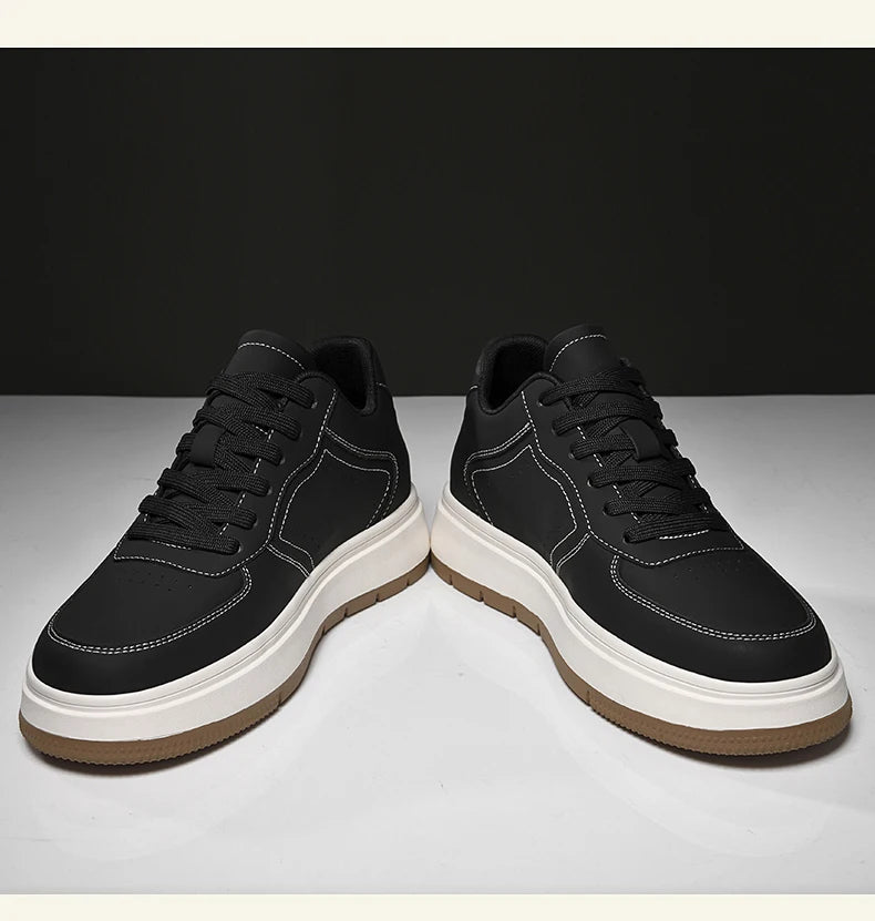 Chaussures Rehaussantes Homme 10/8/6CM Invisibles – Sport Blanches Grande Taille 37-44
