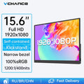 VCHANCE Moniteur Portable 15.6'' FHD 1080p HDR – Support Intégré | PC, Laptop, PS4/5, Switch, Xbox