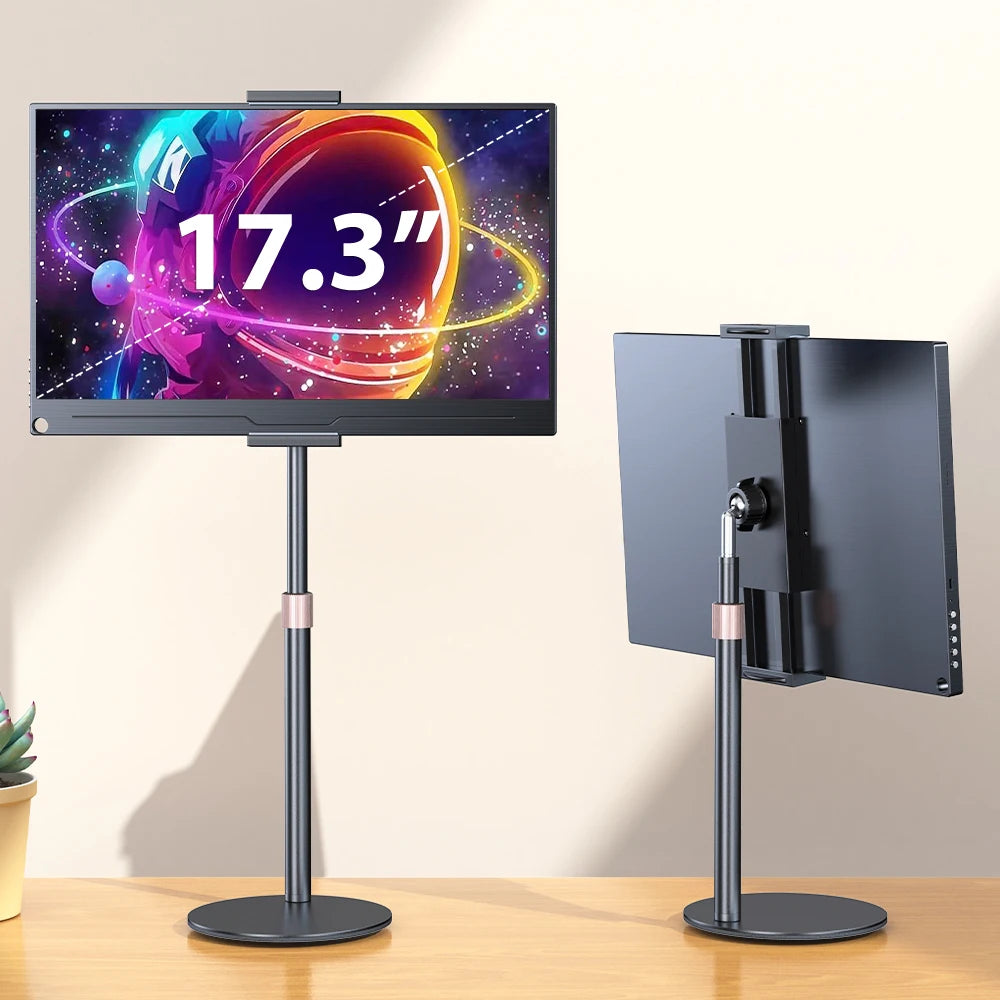 UPERFECT Support VESA Moniteur Portable 360° – Réglable pour Écran 15.6'' & 17.3'' | Compatible Tablette 4.7''-17.3''