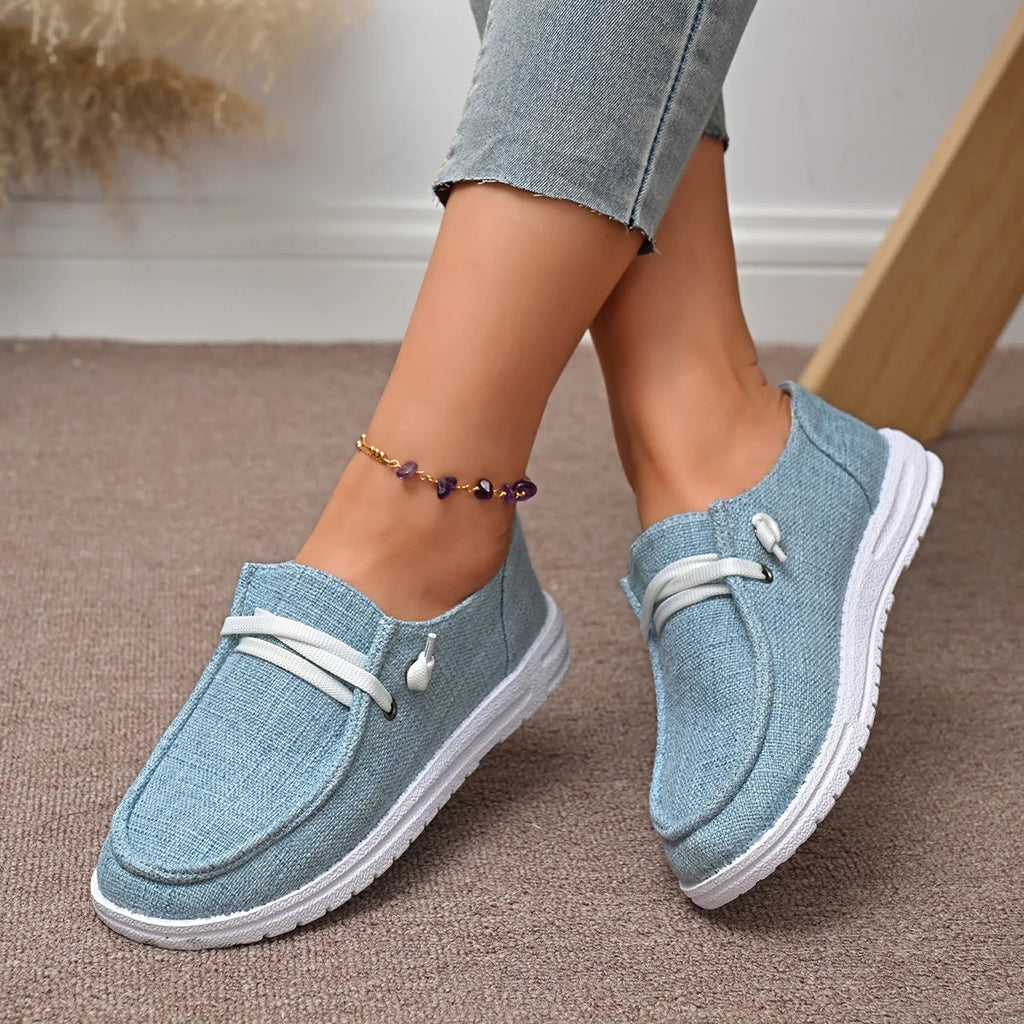 Chaussures Vulcanisées Sport Flat Femme 2025 – Casual Fashion Printemps Automne