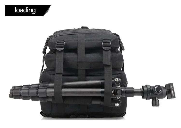 Sac à Dos Tactique Homme 45L – Sac Randonnée Camping Chasse Trekking Molle Militaire