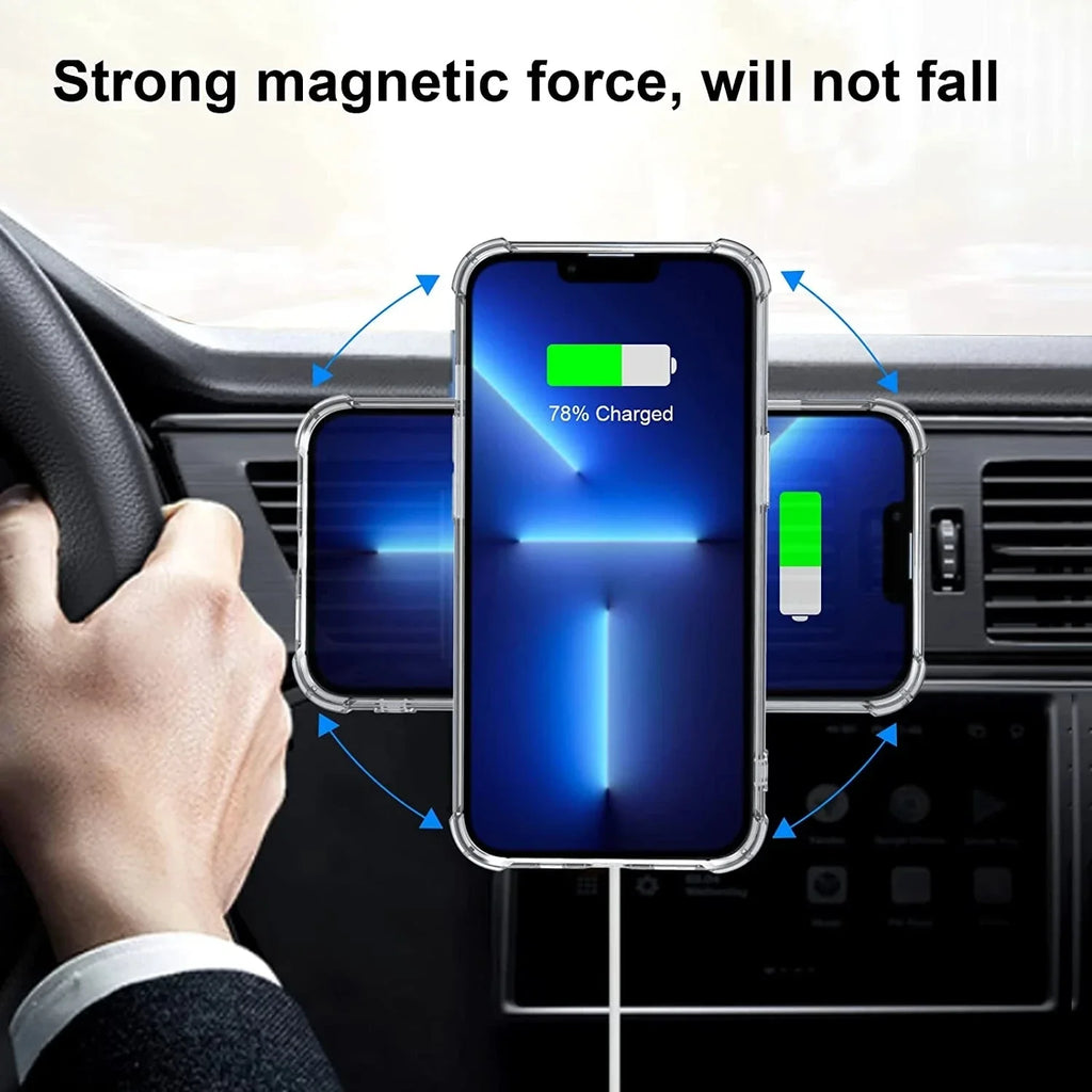 Anneau Métal Magnétique Magsafe – Plaque Adhésive Support Voiture iPhone 11 12 13 Universel