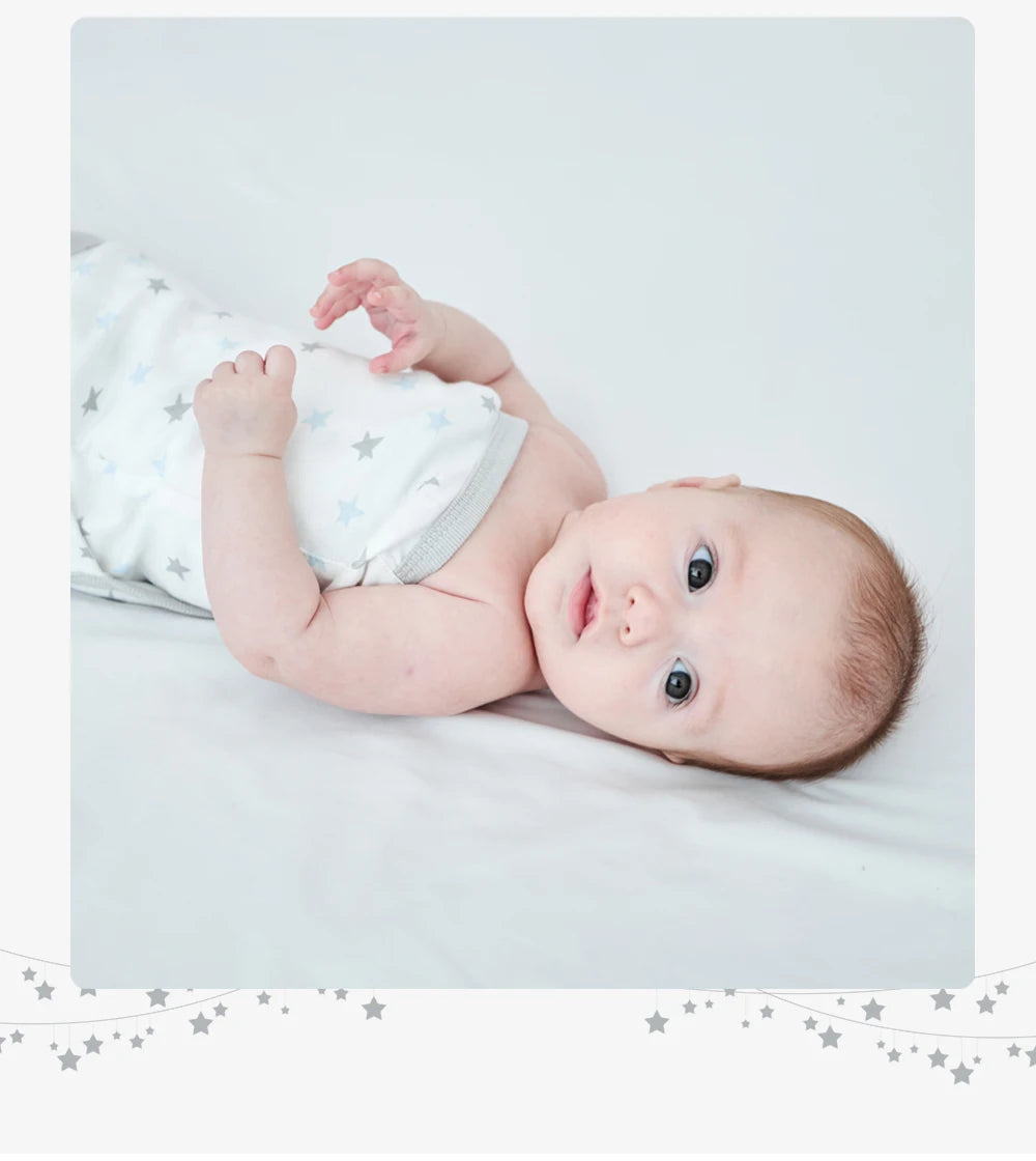 Gigoteuse Emmaillotage Bébé Anti-Sursaut – Couverture Swaddle Légère Toutes Saisons Nouveau-Né