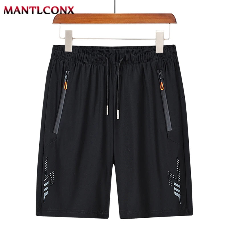 Short Homme Plage Sport Séchage Rapide Uni – Jogging Running Poches Zip Léger Loose Été | Mode Homme Outdoor Natation