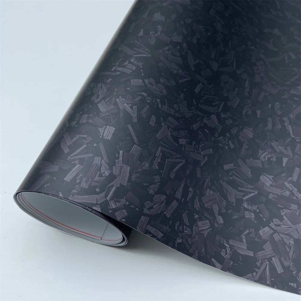 Film Vinyle Wrap Voiture Fibre de Carbone Forgée Laser Brillant Auto-Adhésif – Sticker Imperméable Décoration Intérieure | Tuning Auto