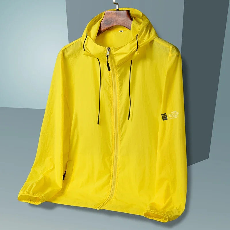 Veste Coupe-Vent Unisexe Anti-UV Capuche Été – Séchage Rapide Pêche Chasse Outdoor Homme & Femme | Windbreaker Protection Solaire