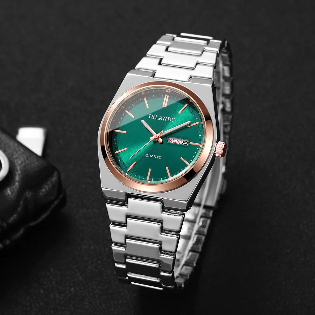 Montre Homme Luxe Business Quartz Calendrier – Élégante Fashion Casual