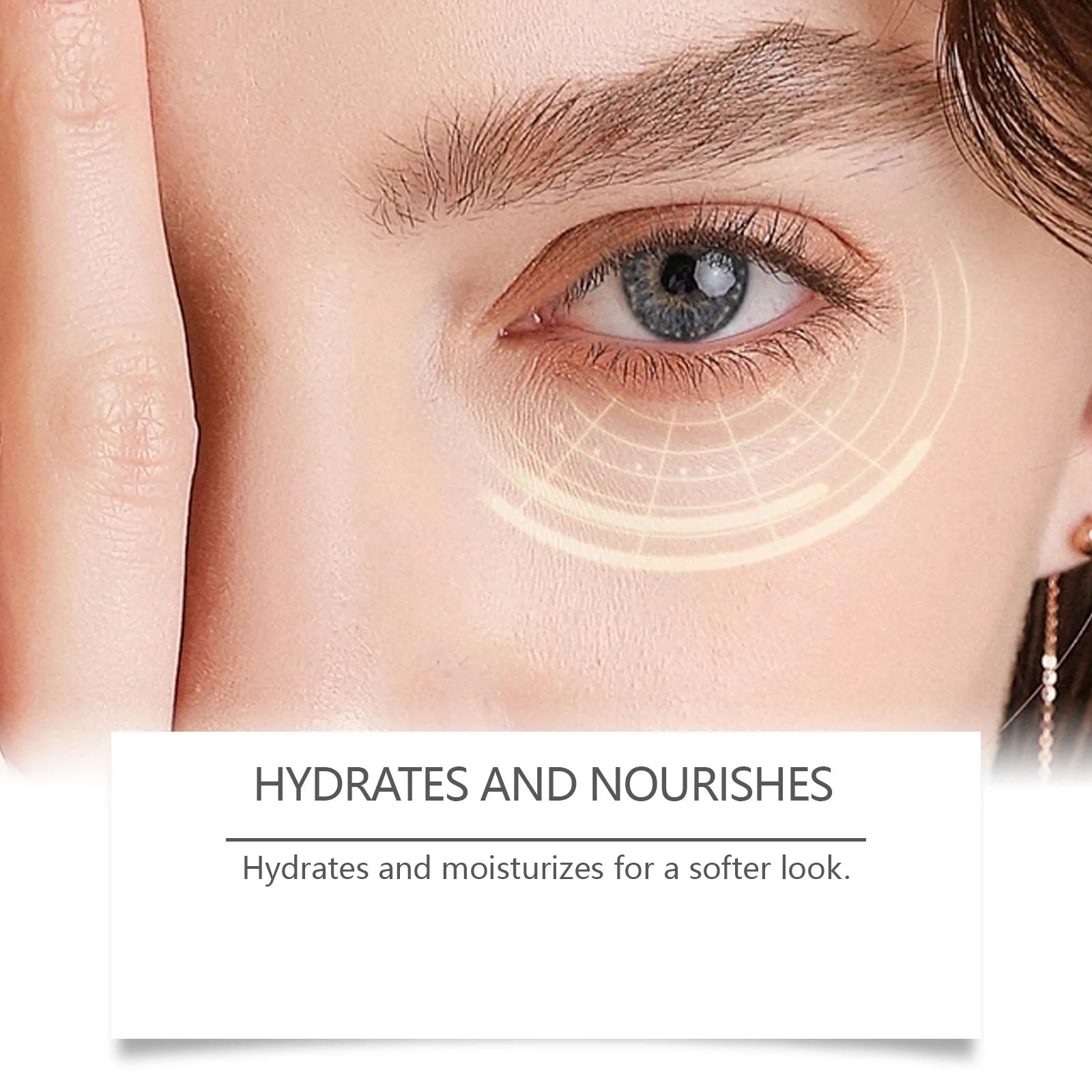 Crème Contour des Yeux Caféine – Anti-Cernes Poches Ridules Liftant Roller Massage