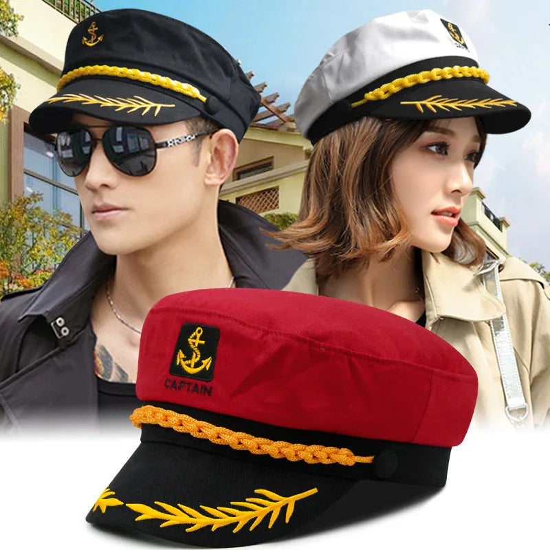 Chapeau Capitaine Marin Adulte – Réglable Homme & Femme | Déguisement & Fête