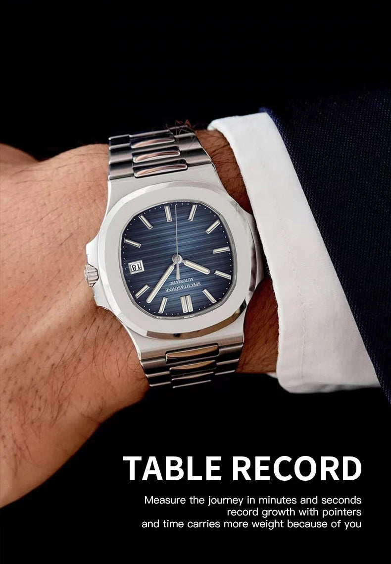 Specht&Sohne Herrenuhr Automatik Mechanik Japan 42mm Luxus Elegant Zeitlos | Specht&Sohne Premium Japan Automatik Mechanik Uhr