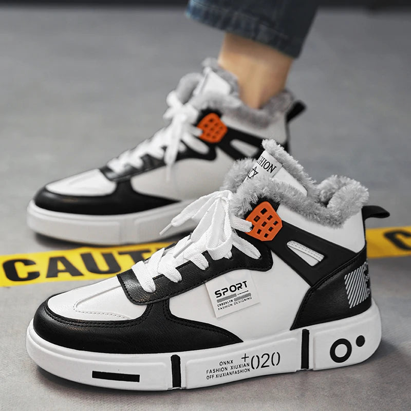 Boots Hiver Homme Waterproof Plush Non-Slip 2023 – Sneakers Chauds Tenis Masculino