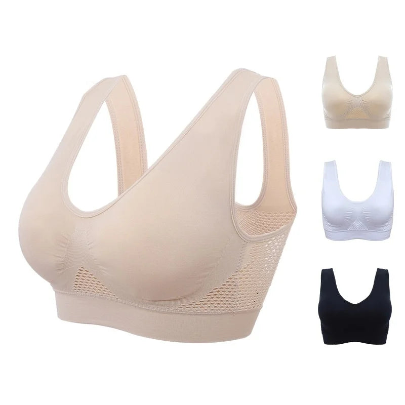 Brassière Sport Femme Respirante Anti-Chocs – Maintien Optimal & Absorption Transpiration | Gym, Running & Fitness