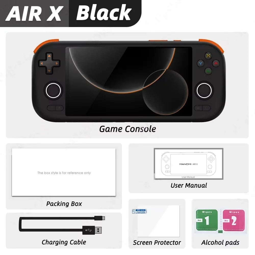 MANGMI AIR X Console Portable Android 14 – Snapdragon 662, Écran Tactile 5.5'', Charge Rapide 15W | Gaming Mobile