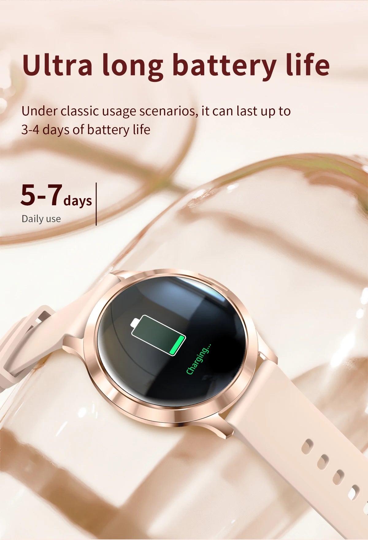 Smartwatch AMOLED 1.32" Unisexe 2025 – Cadran Personnalisable, Appels Bluetooth & Suivi Cardio | Sport & Fitness | Homme & Femme