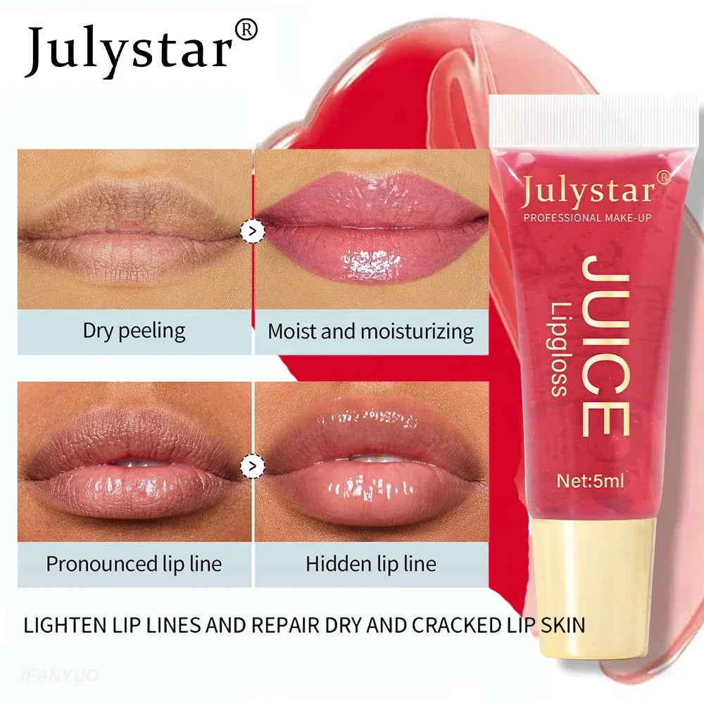 Gloss Lip Oil Nude Brun Repulpant – Hydratant Fruit Transparent | Lèvres Douces & Brillantes
