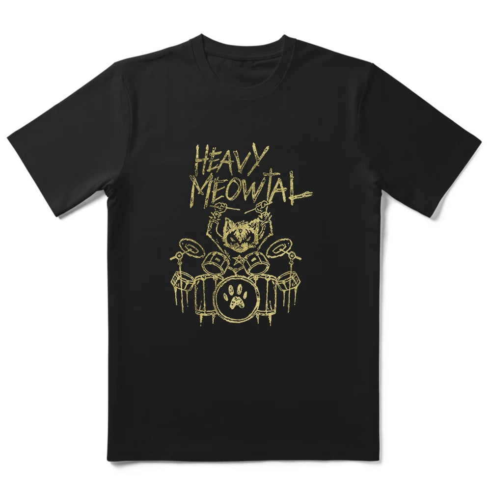T-Shirt Homme 100% Coton Imprimé Chat Cool Loose Été Manches Courtes Col Rond Casual Tendance – Tee Graphique Félin Streetwear | Mode Homme Premium