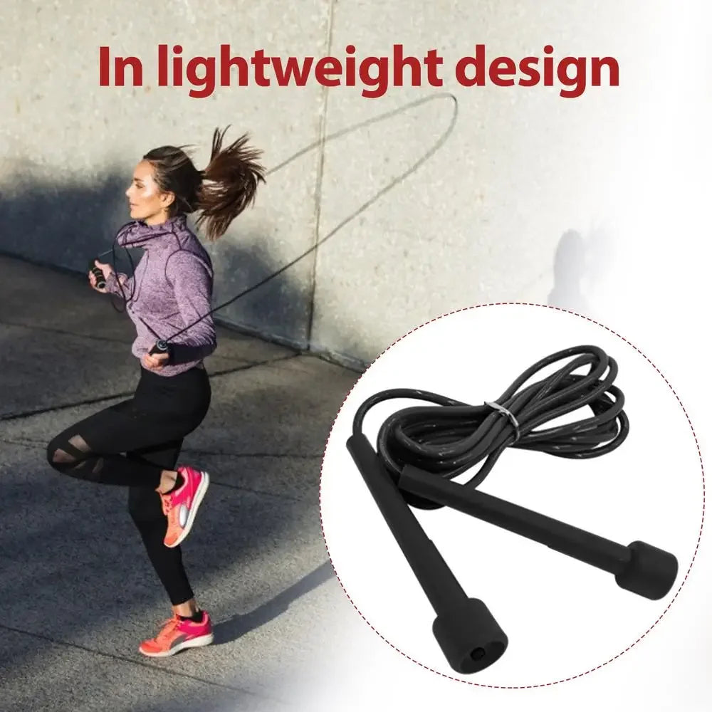 Springseil Speed PVC 2,8M Professionell – Verstellbar | Fitness, Boxen & Krafttraining | Erwachsene & Kinder | Intensives Cardio